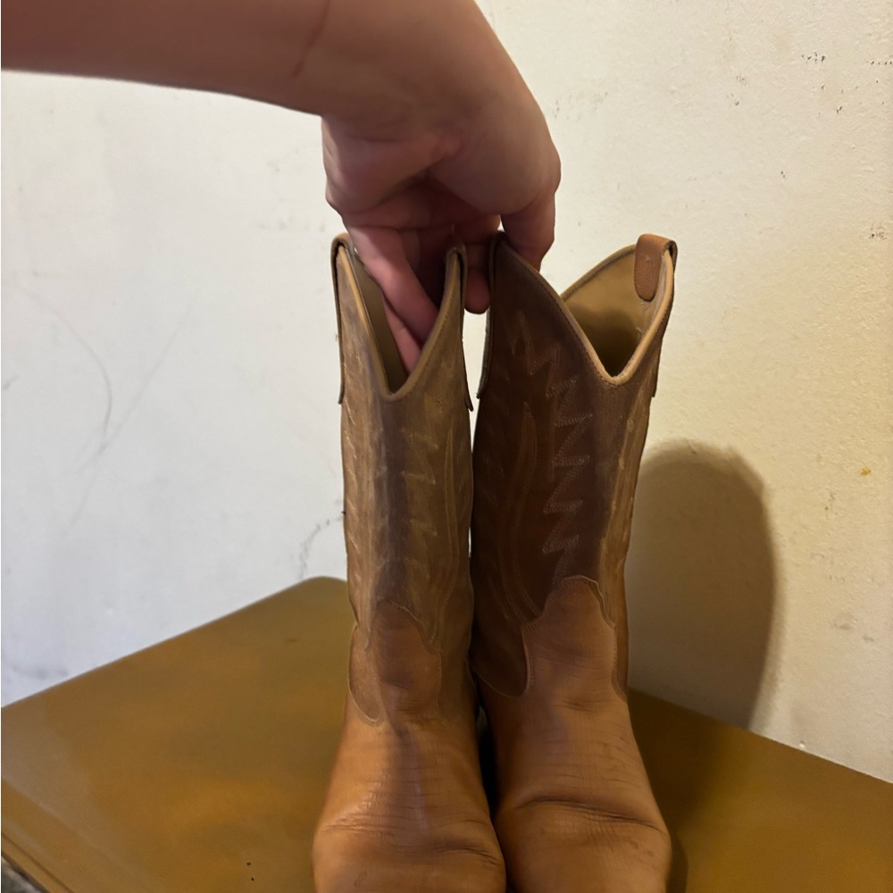 Brown Western Cowboy Boots 71/2 - Picture 3 of 8
